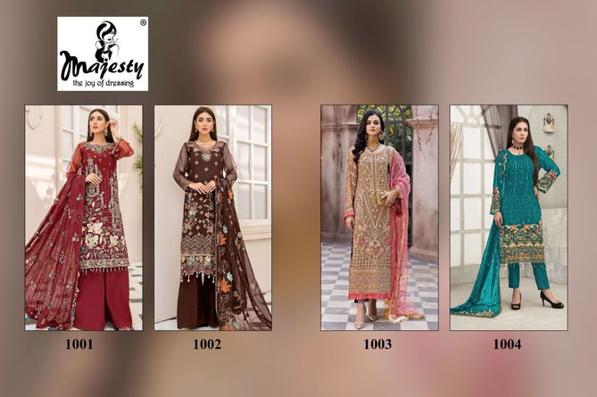 Majesty Maryams 5 Festive Wear Wholesale Georgette Pakistani Salwar Suit